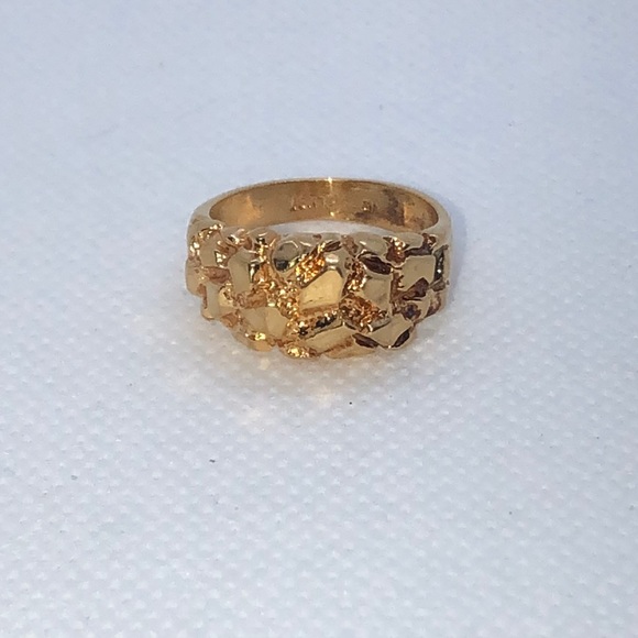 Jewelry - 💛 18k Yellow Gold Vermeil Nugget Ring